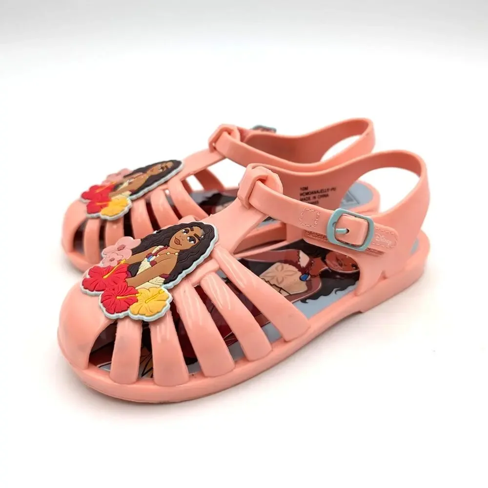 Harper Canyon Moana Disney Jelly Sandals Closed Toe Kids' Orange Size US10M